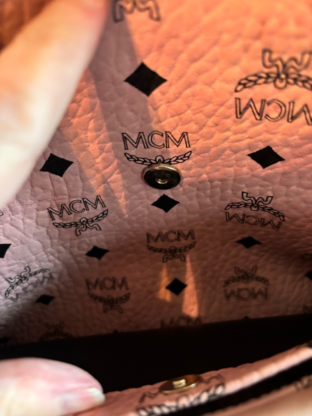 Authentic MCM Dual Stark Backpack in Soft Pink Visetos - Picture 7 of 15